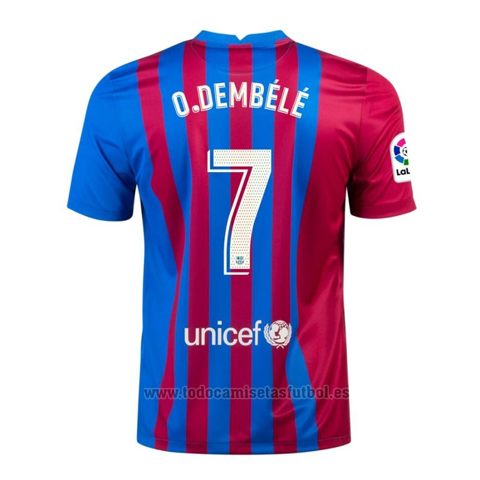 Camiseta Barcelona Jugador O.Dembele 1ª 2021-2022